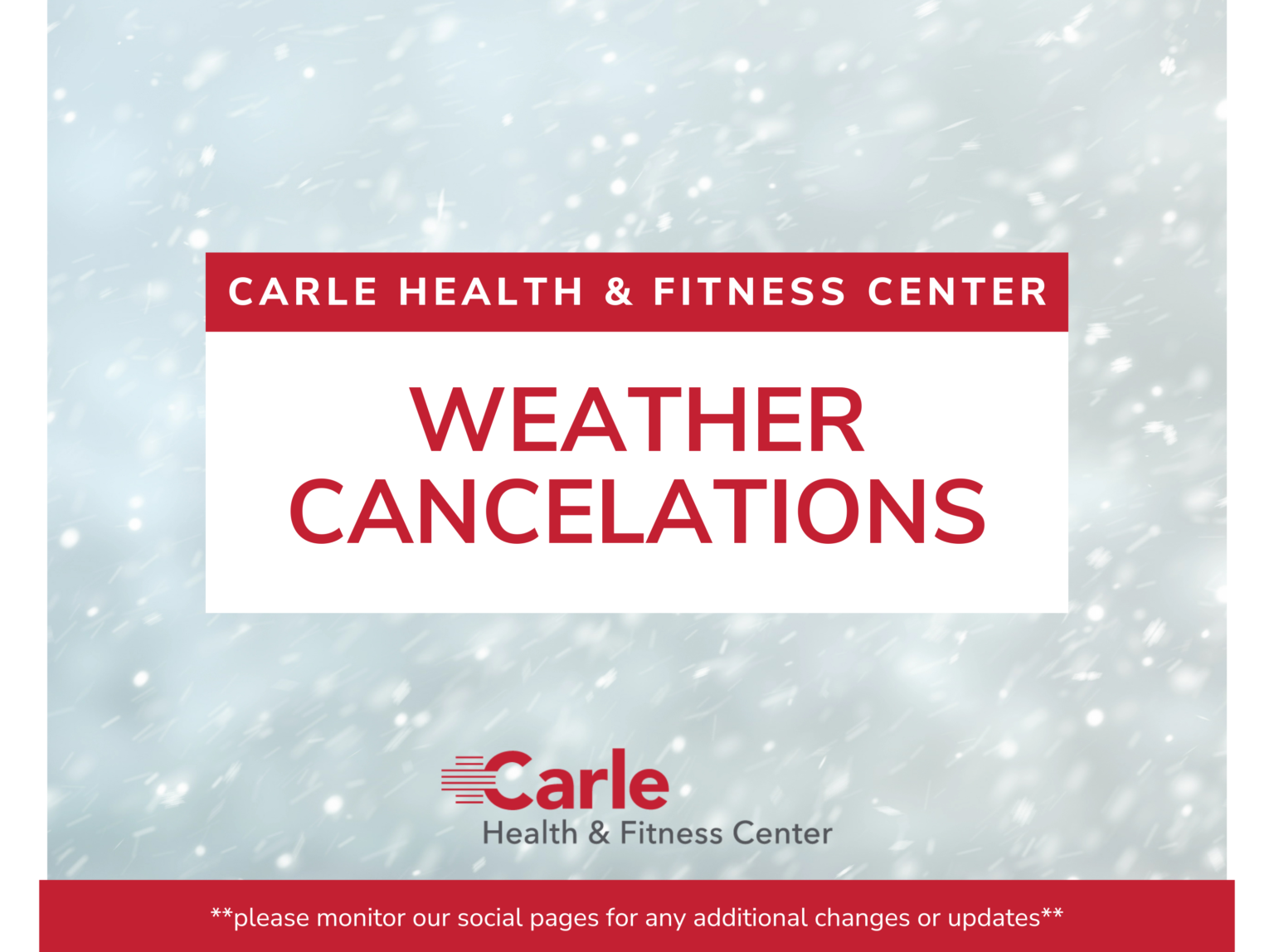 Winter Weather Update Carle