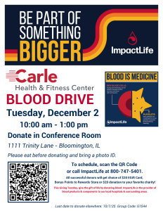 Carle Health & Fitness Center Poster 12.2.25