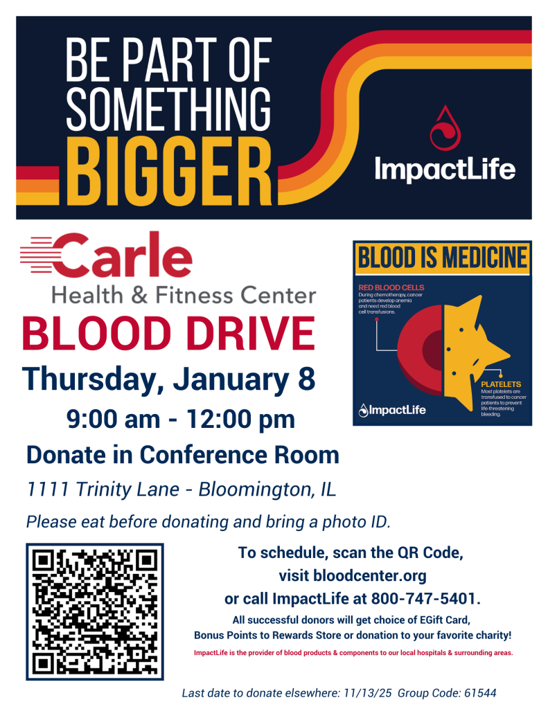 Carle Health & Fitness Center Poster 1.8.26