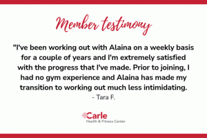 Personal Trainers Testimonials - CHFC web page banner