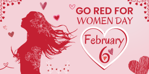 Go Red for Women Day - CHFC email graphic 1200x800 px