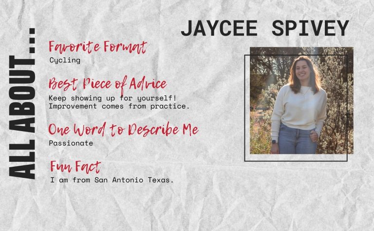 Jaycee Spivey - NEW - Group Fitness Instructor Bio website card