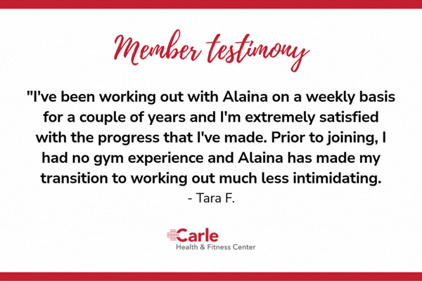 Personal Trainers Testimonials - CHFC web page banner