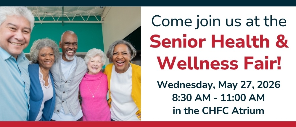 Senior Event & Health Fair - CHFC event image 1000x430 px