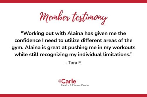 Tara F 1 Member Testimony - Personal Training - Alaina - 600x400 px - sans images
